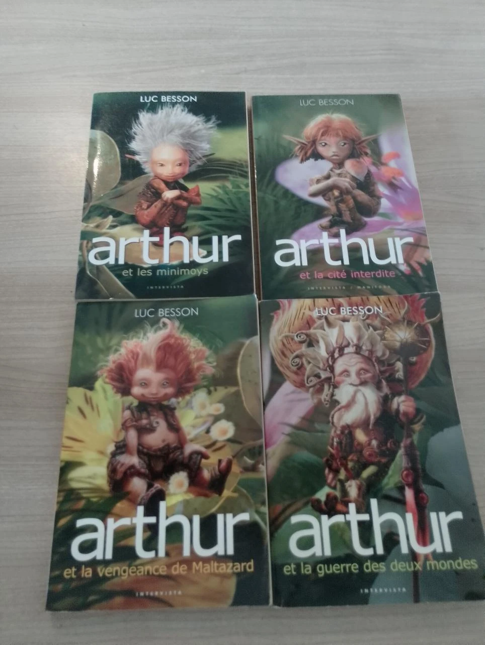 Arthur et les minimoys, tome 1, 2, 3, 4